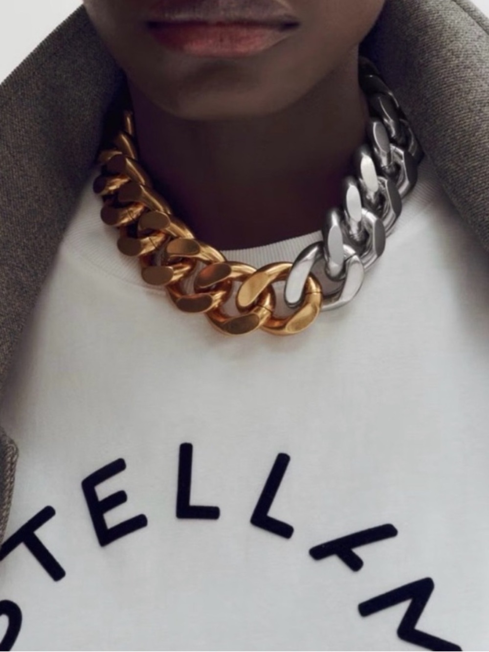 H&M X Stella McCartney Two-Tone Necklace - Picture 3 of 9